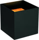 Lucide axi - wandspot wandlamp badkamer - led - 2x7w 2700k - ip54 - verstelbare stralingshoek - zwart