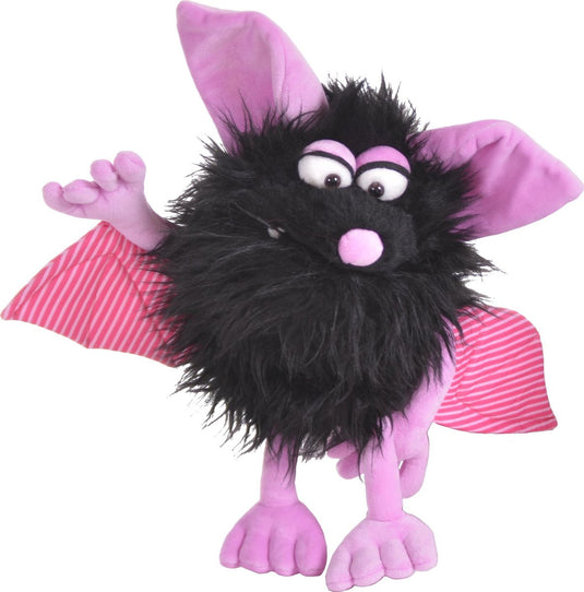 Living puppets – handpop bammel, 34 cm | monster to go met beweegbare mond | inclusief papieren zak | vanaf 3 jaar