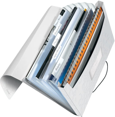Leitz wow projectmap pp - met 6 vakken - wit