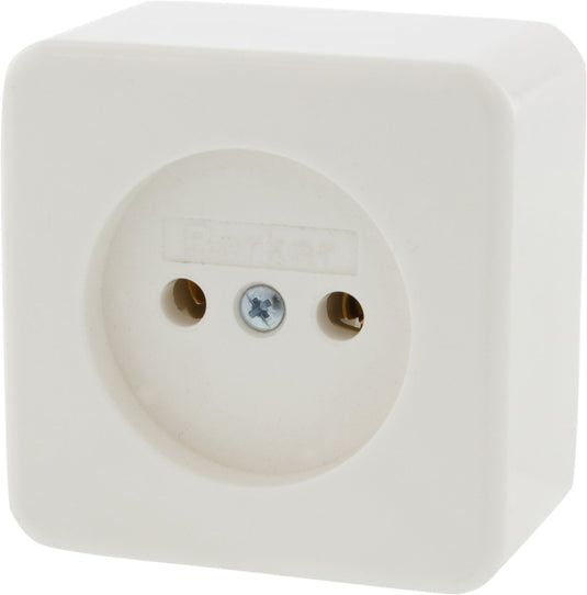 Berker opbouw wandcontactdoos (wcd) 1-voudig polarwit