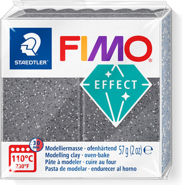 Fimo effect ovenhardende boetseerklei standaard blokje 57 g - stone graniet