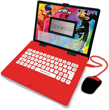 Lexibook miraculous tweetalige educatieve laptop - 124 activiteiten (duits engels)
