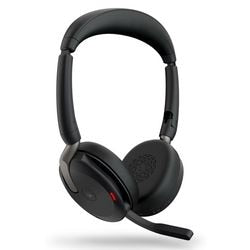 Headset jabra 65 flex ms evolve2 stereo zwart