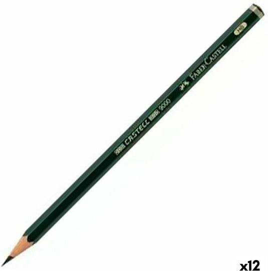 Faber-castell potlood 9000 hb doos met 12 stuks