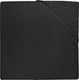 Jollein - baby hoeslaken boxmatras jersey (black) - katoen - hoeslaken box - 75x95cm