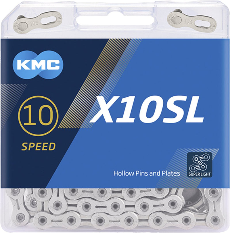 Load image into Gallery viewer, KMC X10SL Zilveren Super Light Fietsketting
