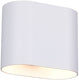Trio alani - wandlamp - wit mat - excl. 1x g9 3 w - verlichting omhoog en omlaag - wandmontage