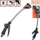 Black+decker plantensproeier lange steel - 9 standen - 50 cm - zwart oranje