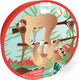 Scratch contour puzzel - luiaard - 40x22cm - 35 stukjes - 3 jaar