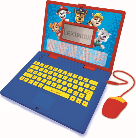 Lexibook ordinateur portable éducatif bilingue la pat patrouille (fr en)