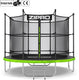 Zipro jump pro in - trampoline - ø252cm 8ft - trampoline met veiligheidsnet - voor kinderen - inclusief ladder - max. 150 kg