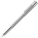 Lamy scala vulpen 051 - vulpen van gesatineerd roestvrij staal in zilver met hoogglans verchroomde greep clip - gepolijste roestvrijstalen penpunt in lijndikte f - incl. inktpatroon t 10 blauw - duurzaam navulbaar