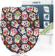 Schütte wc-bril 82586 crazy skull - high gloss - duroplast - soft close - afklikbaar - rvs-scharnieren - belastbaar tot 175 kg - decor - 1-zijdige print