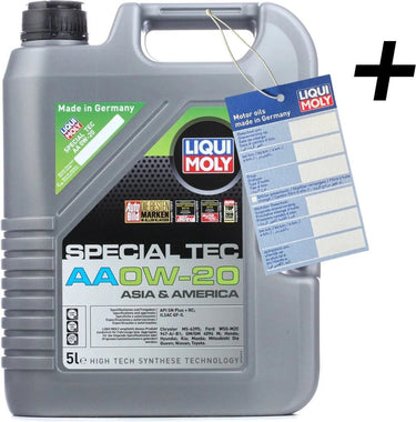 Liqui moly 5l lm 6739 special tec aa 0w-20 asia america