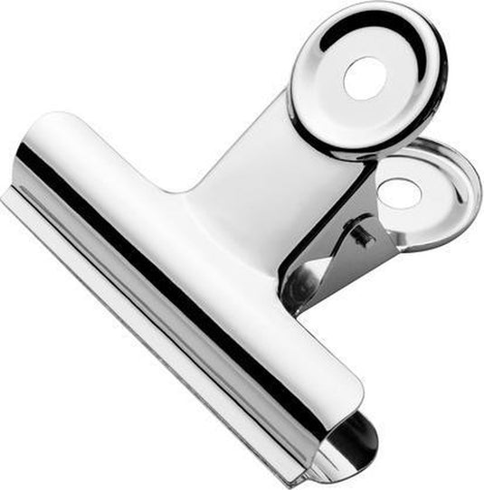 Westcott bulldog klem - 75x17mm - metaal - zilver - 10 stuks - ac-e10905