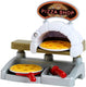 Klein toys theo klein pizza station - 22.5x13x23 cm - incl. accessoires - geel wit