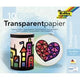 Knutselpapier folia 800 transparant papier kleurenassortiment