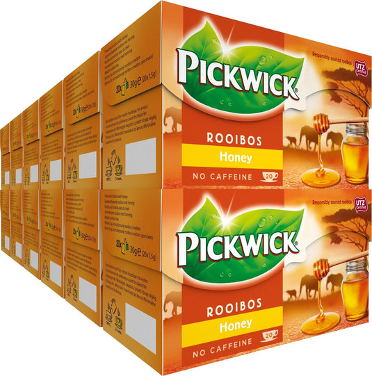 Pickwick rooibos honing thee - 12 x 20 theezakjes
