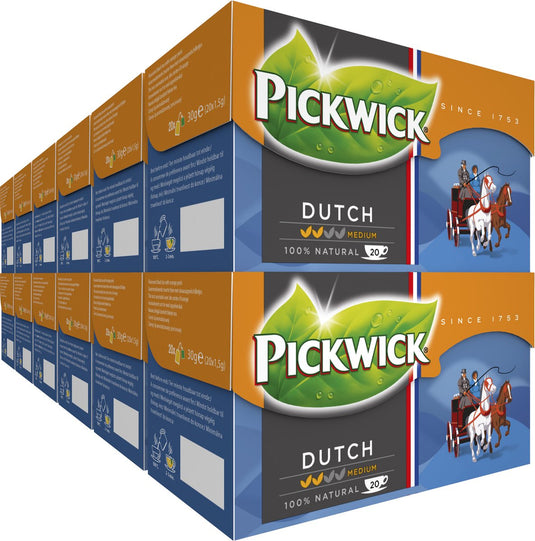 Pickwick dutch zwarte thee - 12 x 20 theezakjes