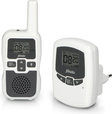 Alecto dbx-80 - babyfoon met groot bereik - tot 3km - wit antraciet