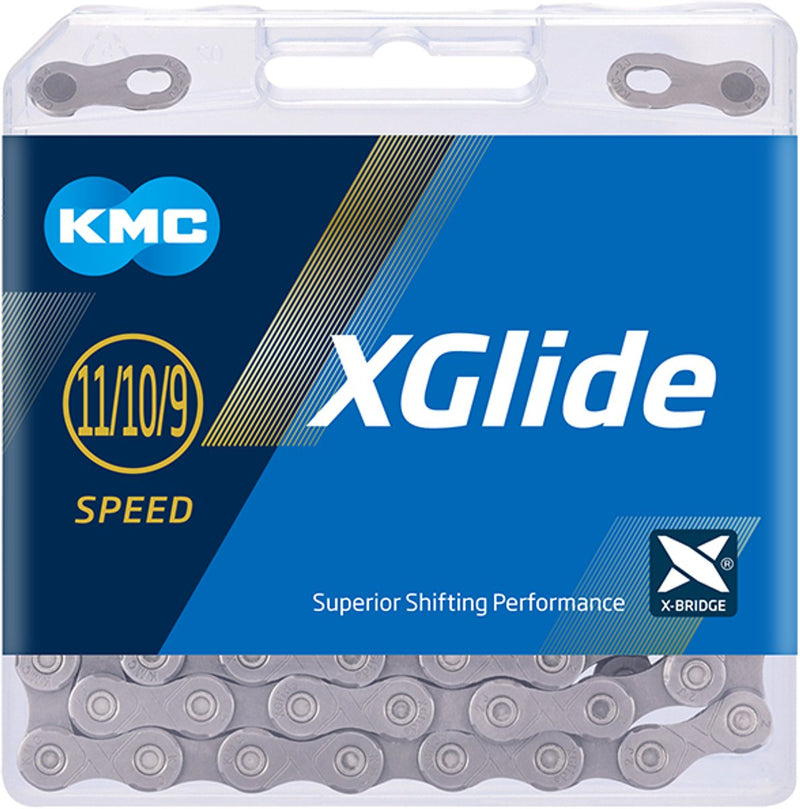 Load image into Gallery viewer, Kmc kette xglide cues chains x-glide ept 1 2 x 11 128 126gl cues
