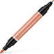 Faber-castell tekenstift - pitt artist pen - duo marker - 189 kaneelbruin - fc-162189