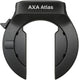 Axa ringslot atlas zwart (uitneembare sleutel) (kaart)
