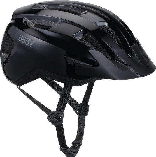 Bbb cycling racefiets helm - medium: 52 - 58 cm - wielrennen, mtb stadfiets - wasbare padding - met bevestiging achterlicht - fietshelm dames heren - glanzend zwart - condor 2.0 bhe-173