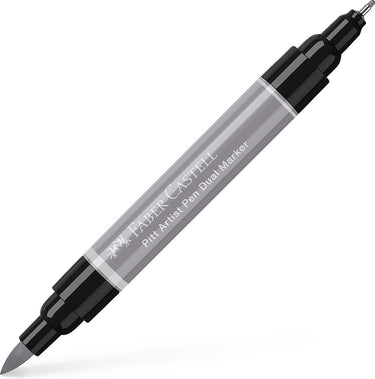 Faber-castell tekenstift - pitt artist pen - duo marker - 272 warmgrijs iii - fc-162272