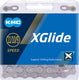 Kmc x-glide ept cues ketting zilver 126 links 11s