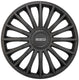 wieldoppen Torino 16 inch ABS zwart set van 4