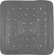 Differnz tutus anti-slip inlegmat douche 55x55cm antraciet