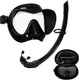 Atlantis bali combo - snorkelset - duikbril - snorkel - volwassenen - zwart