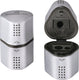 Faber-castell puntenslijper faber castell 2001 trio grip zilver