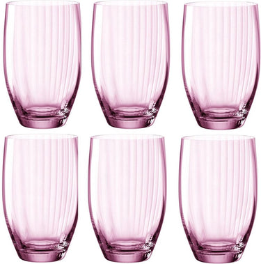 Leonardo poesia longdrinkglas 460ml rosé - set 6