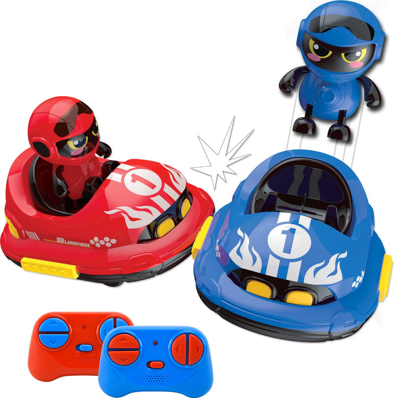 Load image into Gallery viewer, Gear2play rc crazy bumper cars duoset - bestuurbare bumpercars - ga een botsduel aan!
