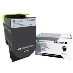 Tonercartridge 71b0010 lexmark origineel zwart
