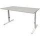 Bureau schaffenburg lin-pl128-lrw-m25 spaanplaat, metaal multikleur