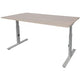 Bureau schaffenburg lin-pl148-lera-m25 spaanplaat, metaal multikleur