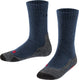 Falke tk2 anti-blaar dik wol functioneel materiaal wandelsokken kinderen blauw - maat 35-38