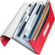 Leitz wow projectmap pp - met 6 vakken - rood