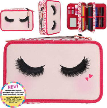 Depesche - topmodel 3-vaks etui beauty girl