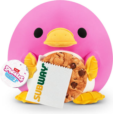 Snackles series 2 - vogelbekdier whitney met subway cookie - 20 cm van zuru