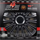 Carpoint wieldoppen le mans pro 16 inch abs zwart zilver set van 4