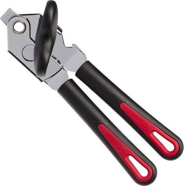 Westmark blik- en flesopener, lengte: 22 cm, staal kunststof, gallant super, zwart rood, 29412260