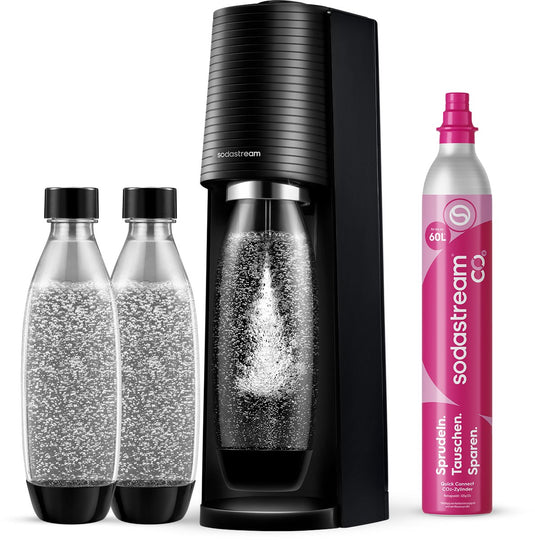 Sodastream bruiswatermachine terra megapack zwart