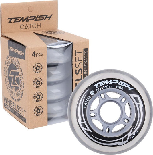 Tempish – catch 82a wielen – 80 mm – 4 stuks – grip duurzaamheid voor recreatieve skaters