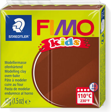 Fimo kids boetseerklei bruin, 42gr