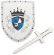 Little adventures - zwaard schild set – blauw – veilig en licht