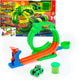 Hot wheels monstertrucks gemuteerde chaos loopinguitdaging - speelset met wreckin' wolf speelgoedtruck en slime